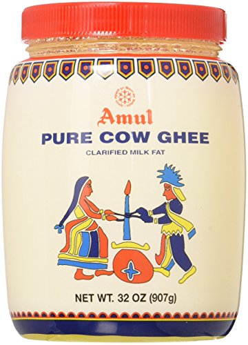 Amul Ghee (Clarified Butter), Fda Approved, 1 L (32 Oz) Jar (8522580051132)