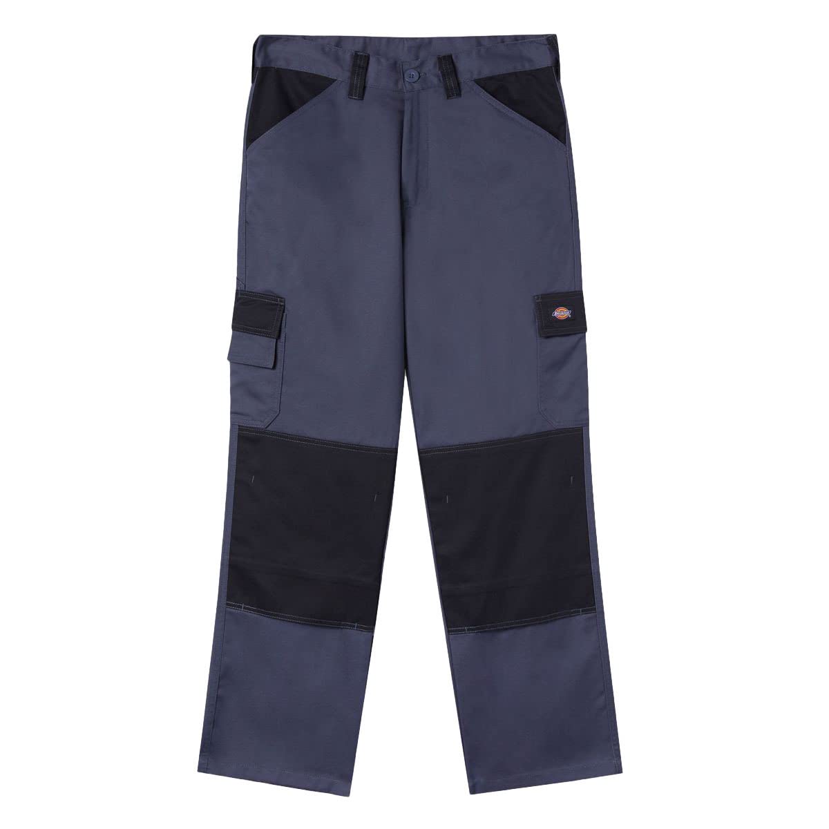 Dickies - Trousers for Men, Everyday Pants, Regular Fit, Grey/Black, 26W/32L
