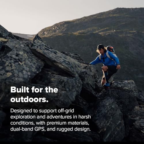 SUUNTO Vertical 2 GPS Sport Watch, Bright 1.5” AMOLED Touchscreen, LED Flashlight, 20-Day Battery Life, Offline Maps, Training Metrics & Recovery Insights, Dual-GNSS, 115+ Sport Modes, Black Titanium