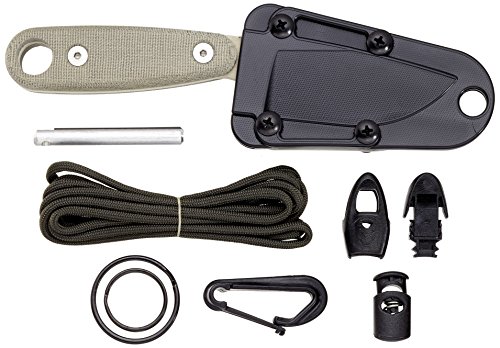 ESEE Unisex – Erwachsene Outdoormesser-Klingenlänge: 6.68 cm-Izula II DT with Kit, Mehrfarbig, normal – Bild 3