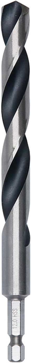 Bosch 10pc PointTeQ Hex Drill Bit 12.0 mm 151 mm 1/4 in Hex Shank Metal view 2