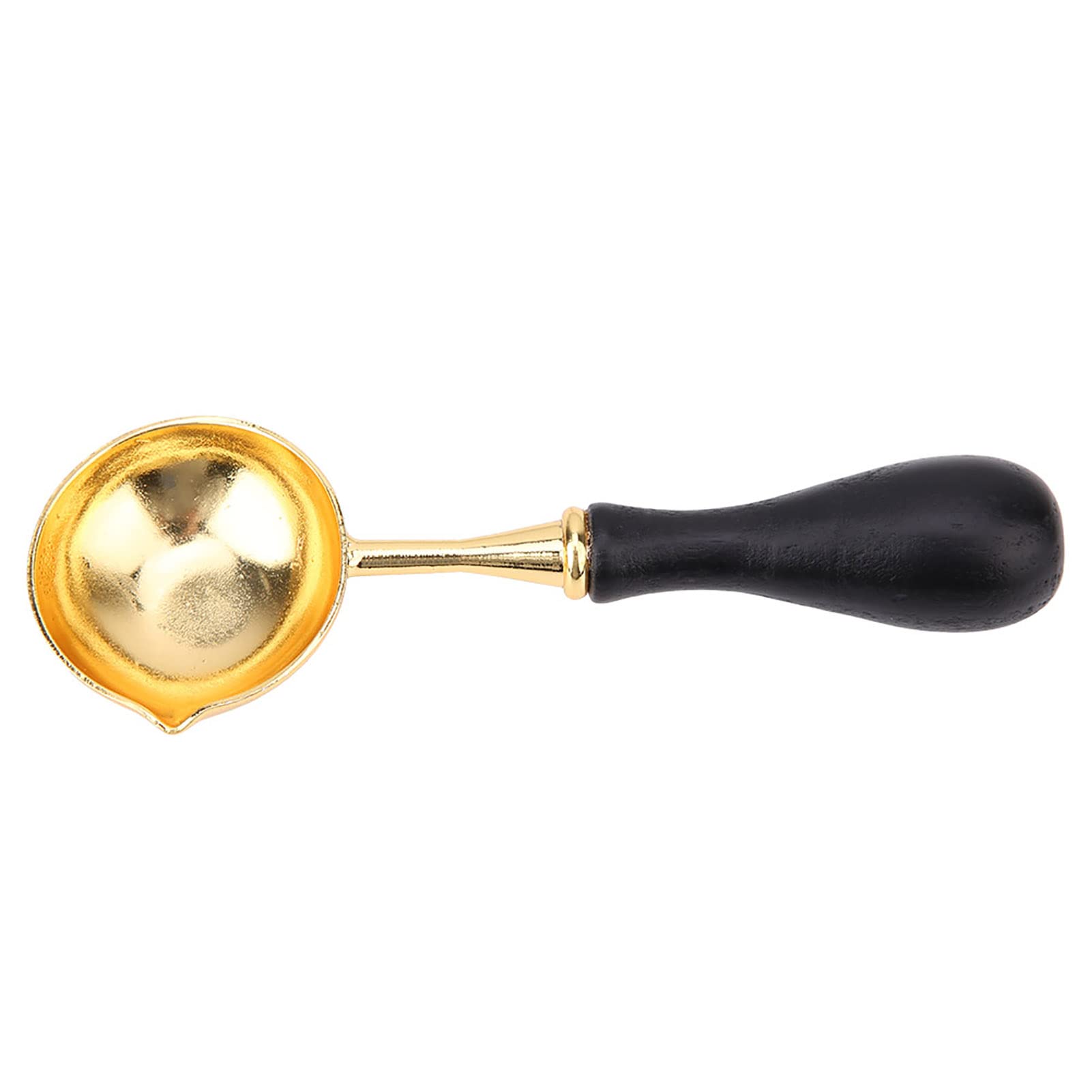 Sealing Wax Spoon Melting Spoon Wax Seal Kit Wax Seal Furnace Stove Pot for Sealing Stamp Letter Wax Sealing Stamp(Copper Spoon)