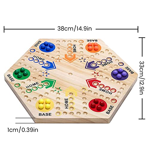 Dznils Marbles Board Game with 6 Dice and 30 Marble Balls Parent