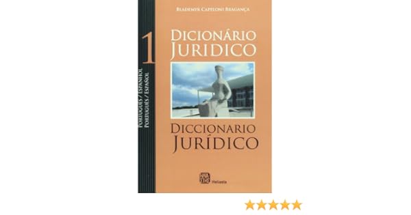 Amazoncom Diccionario Juridico Portugues Espanol Espanol