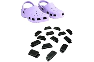 SHUTTERZ 14 Pack Colored Shoe Charms, Compatible with Classic Crocs, Crush Crocs and All Terrain Crocs, Functional Charms for Girls, Boys, Kids, Teens, Men, Women