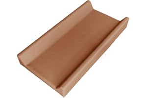 Owlowla Changing Pad Cover,Waterproof Changing Pad Covers-Soft Leather Diaper Changing Table Cover,Fits Standard Changing Pads for Baby Boy Girl（Brown）