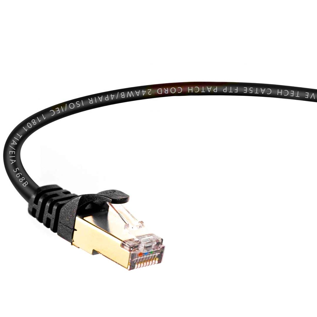 Live Tech Wise 25 Meter Rj45 Ethernet Lan Cable Upto 1000mbps Speed Superfast Ftp Patch Cord With Ftp Gold Plated Connector 82 Feet Cable Amazon In Computers Accessories