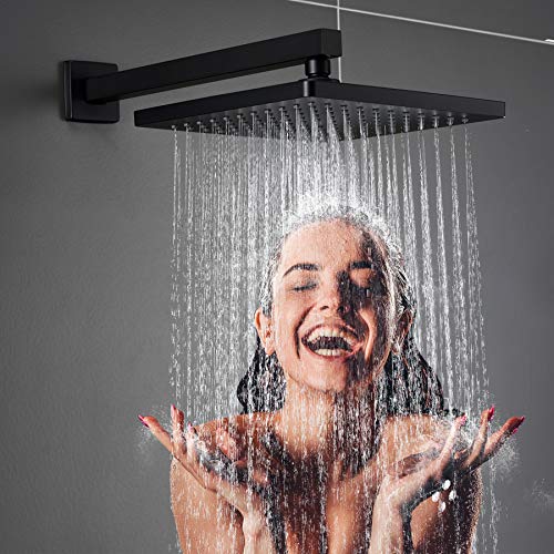 HIMK Shower System, Bathroom Luxury 10 Inches Rain Shower Head with