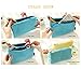 O,Like Super Capacity Pencil Case Three Compartment Pencil Holer Pencil Pouch Pen Bag Cosmetic Bag (grey)