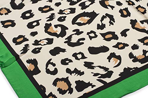 styleBREAKER Bufanda cuadrada para damas con un patrón de animal leopardo con borde de contraste, bufanda multifuncional… styleBREAKER Bufanda cuadrada para damas con un patrón de animal leopardo con borde de contraste, bufanda multifuncional… - Imagen 5