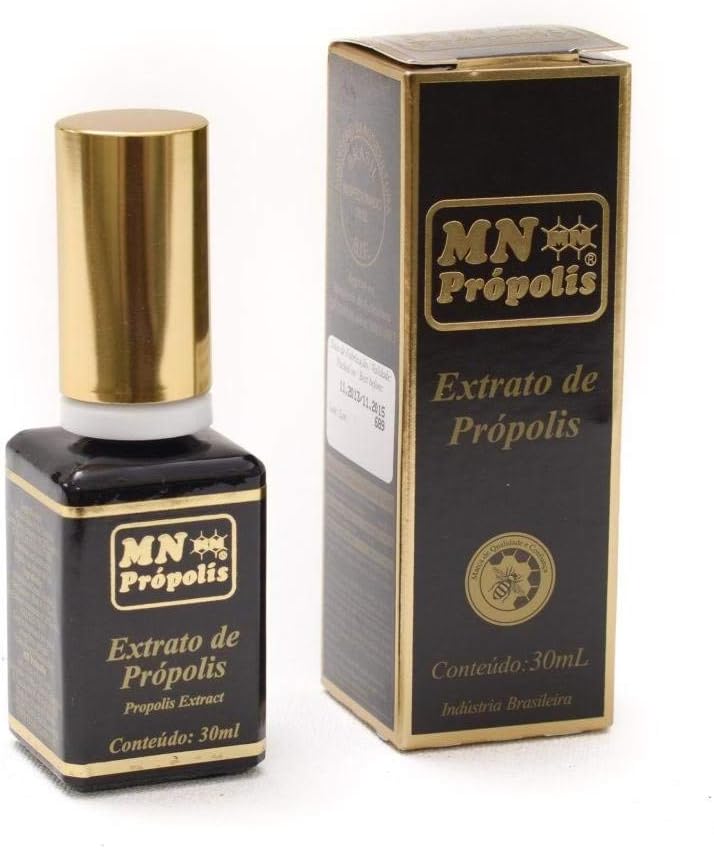 1 Bottle of MN"Gold" Premium Brazilian Green Propolis Extract 30 ML by JLBrazil