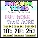 Unicorn Tears Makeup Perfector Silicone Makeup Blender Beauty Sponge by Powder Punks - Glitter & Sparkles