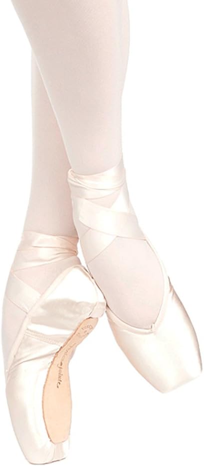 Russian Pointe Brava Pointe Shoes, U-Cut Flexible Hard Shank - Size 37.5, Width 4, Vamp 2