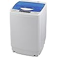 Panda Portable Washing Machine 10 LBS Load Volume, Fully Automatic 1.34 Cu.ft Laundry Washer with Built-in Drain Pump, Top Load Clothes Washer for Apartment and Household