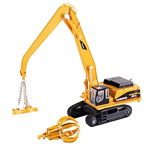 Damara Building Caterpillar Crane Materials Handling Vehicle Toys - Thumbnail 5