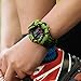 Boys Camouflage Digital Sports Watch, LED Screen Military Wrist Watch with Waterproof Casual Luminous Stopwatch Alarm Simple Army Watches-Green