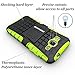 Samsung Galaxy Core Prime / Prevail LTE, COVRWAREÂ 3 in 1 Bundle - Terrapin Series Protective Armor Case with Kickstand [Free HD Film & Aluminum Sensitive Cap Stylus Pen] - Green