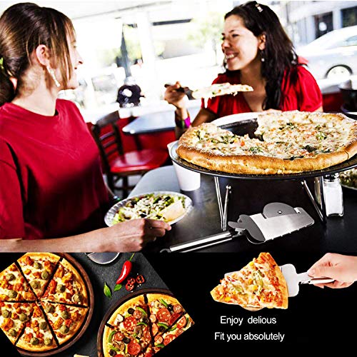 EldHus 4 in 1 Pizza Cutter Wheel, Stainless Steel Pizza Shovel Slicer Sharp Blade Dishwasher Safe Easy to Clean - Thumbnail 7