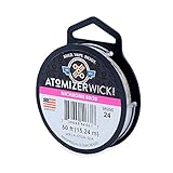 Genuine AtomizerWick Nichrome 80 Series 24 Gauge Resistance Wire - 100ft, 50ft & 25ft Spools Available (50ft)