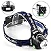Zoomable 1800 Lumens Led Flashlight Headlamp Headlight, Hands-free Flood Light Spot Light for Camping Running Reading, Head Lamp Light with 3 Light Modes , Rechargeable 18650 Batteries Included