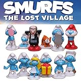 Smurfs The Lost Village Cake Topper | 12 Figure Set | By ToysoutletUSA