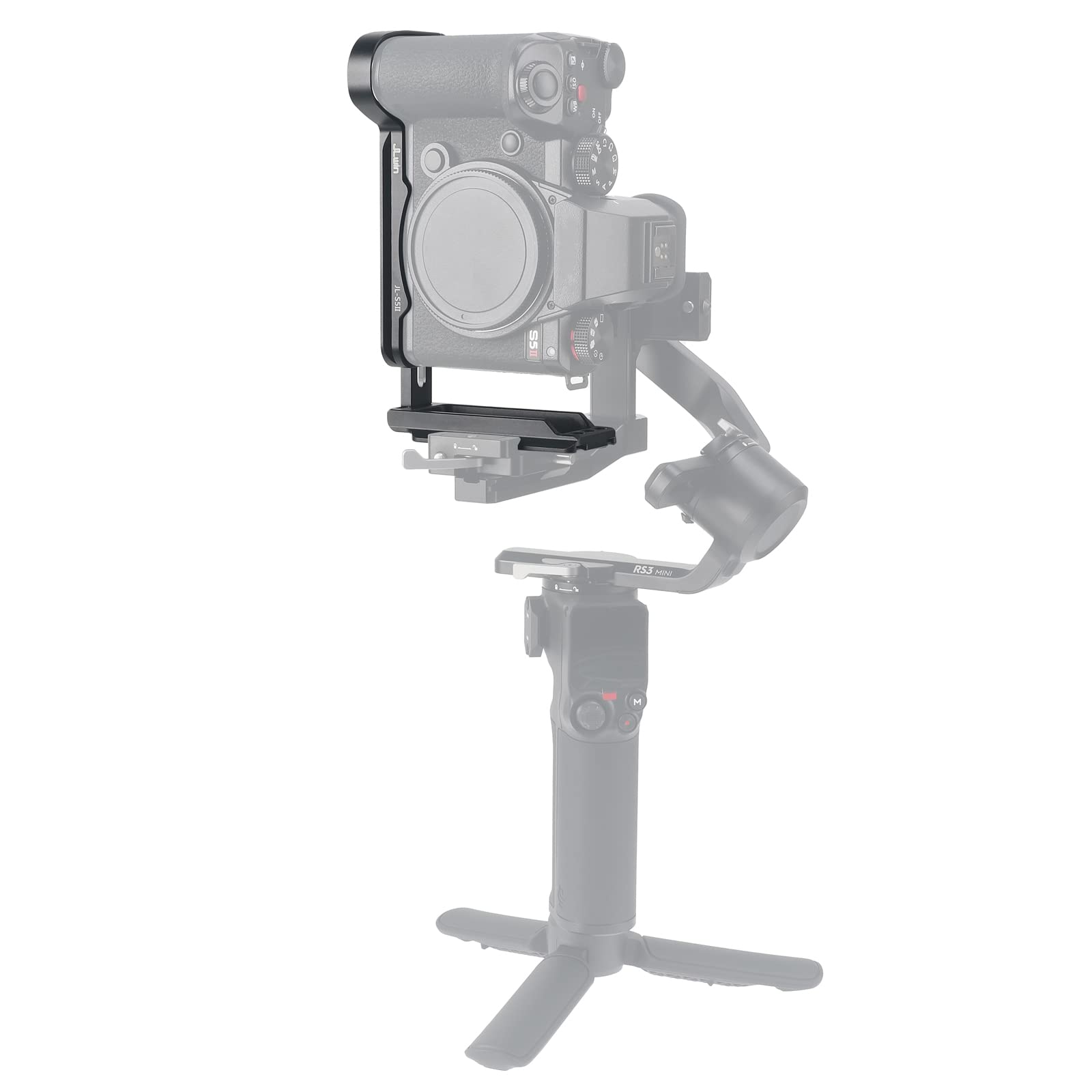 FOTGA Vertical Quick Release Plate L Mount for Panasonic LUMIX S5 II Camera, Compatible with DJI Ronin RS 2/RSC 2/RS 3/RS 3 Pro/RS 3 Mini Gimbal Stabiliser Arca Swiss Tripod Ball Head