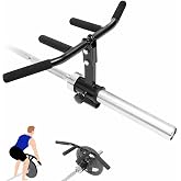 T Bar Row Landmine Attachment: T Bar Row Handle for 2In Olympic Barbell &amp; 1In Standard Bar - Multi-Grip Tbar for Strength Workout Training