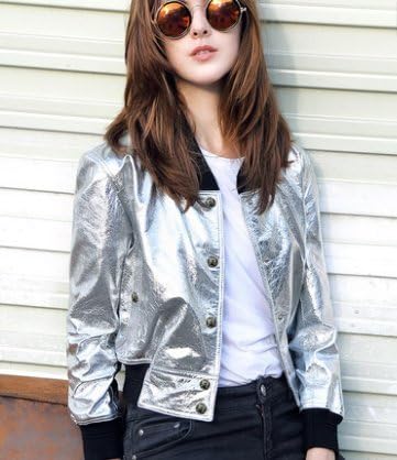 Amazon レザージャケット レディース 羊革 柔軟 通気性が良い スリムレザージャケット ブルゾン ショート丈コート アウター 上着 女性用 ライダースジャケット 革ジャン V型襟 春秋 バイクジャケット エレガント おしゃれコーデ 通勤 通学 Ol レジャー トラベル 普段