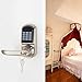 HAIFUAN Left Hand Electronic Keyless Code Door Lock,Unlock With Code, Mifare, And Mechanical Key