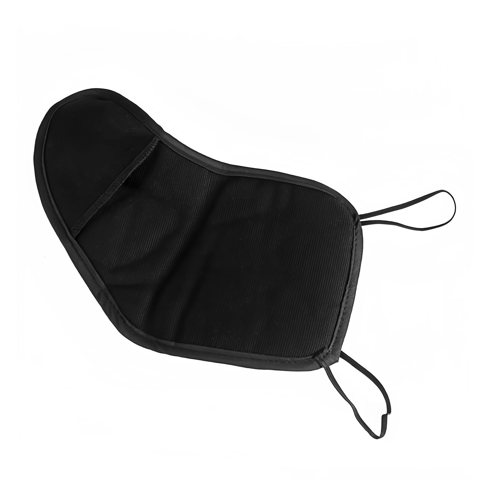 violin Musin Shoulder Rest for 1/2 and 1/4, Soft Cotton Sponge Chin Rest Pad, Accessories, Protective Cover (Black)