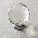 Dia. of Crystal 30mm Transparent Glass kids Cabinet Decor Knobs and Pull Handles,Sets of 10 with Screws,Weight 45g