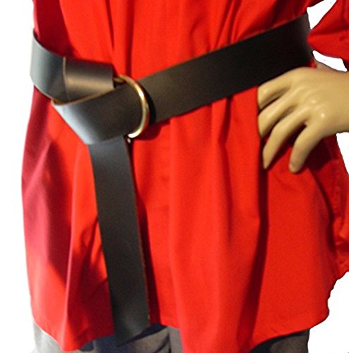 D Ring Belts (Up to 44" waist, Black/Brass D Ring) By Nauticalmart