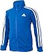 Adidas Boys Warm Up Tricot Jacket (Blue/White, S)