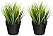 Ikea Artificial Potted Plant Wheat Grass 9 Lifelike Nature Houseplant Decoration Fejka (Set of 2)
