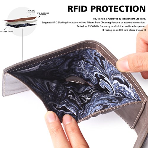 5 Borgasets+Womens+Blocking+Compact+Leather