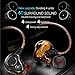 in-Ear Game Headphones/Earbuds, Wired Earphone w/Mic Ear Tips Case, HiFi Bass Stereo Ultra Clear Sound, Ergonomic Comfort-Fit Resin Design, Waterproof Noise Cancelling Headsets for Workout Running