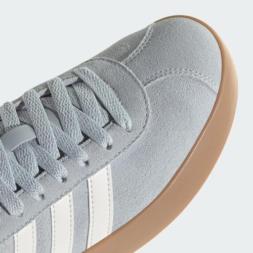 Damen VL Court 3.0 Shoes, Wonder Silver/Off White/Gum, 36 2/3 EU