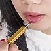 Professional Lip Brush Applicators Dual End Retractable Design Lipstick Brush Makeup Brush For Women and Girls (Gold)