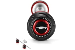 Mokiton Motorcycle Rear Wheel Axle Fork Slider Crash Protector Compatible With K.awasaki Ninja ZX6R 2024 2025 | ZX-6R ZX636 ZX 6R 636 Accessories (Red)