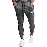 PIDOGYM Men's Slim Jogger Pants,Tapered Trousers Sweatpants for Training, Running,Workout with Elastic Bottom