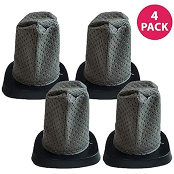 Crucial Vacuum Replacement Vacuum Filter-Compatible with Dirt Devil Part # 2SV1102000 & 3SV0980000 - Dirt Devil Style F25 Filter Models For Vacs - Vac Fits Versa Power Filter Vacuums For Home (4 Pack)