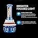 MOSTPLUS 10,000lm 6000K LED Headlight Conversion Kit 9007 (HB5) Hi/Lo Beams Bulbs 50W 5,000lm Per Bulb-Cool White CREE (XHP50 + XM-L2)