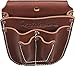 Occidental Leather Work Forged Belt Caddy - 4 Pockets & Tool Holders - Belt Compatibility Up to 2
