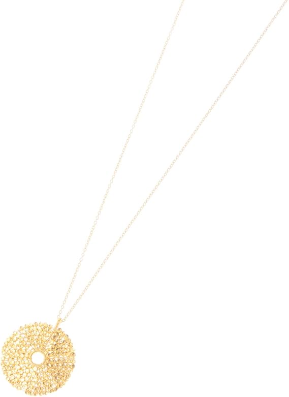 Amazon Co Jp ココシュニック オンキッチュ Cocoshnik Onkitsch カットビーズ サークルネックレス大 イエローゴールド 600 60 服 ファッション小物