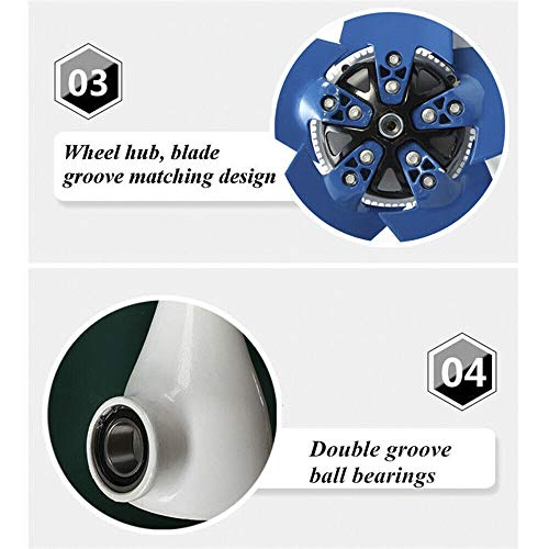 YiiYYaa 800W 5 Blades DC12V Horizontal Wind Turbine Generator Wind Turbines Energy Generator with Wind Charger Controller (Without Bracket) (12V) - Thumbnail 5