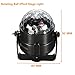 Party Lights, SOLMORE Sound Activated RGB LED Stage DJ Lights Disco Ball Lights Crystal Magic Rotating Effect Lights - for Home Wedding Xmas KTV Party Show Club Pub Disco 5W