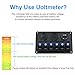WATERWICH 6 Gang Marine Rocker Switch Panel Waterproof 12V Boat Car With LED Voltmeter 3.1A Dual USB Charger Cigarette Lighter Socket for RV Vehicle Truck Trailer Yacht