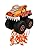 Orange Dino Monster Truck Pull Pinata