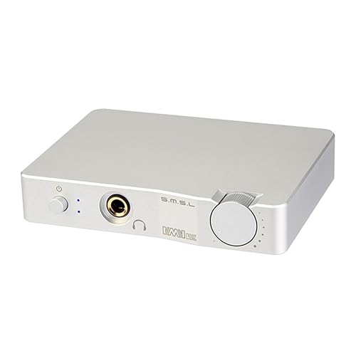 SMSL VMV V2 32Bit/384KHz HiFi Audio USB DAC with Headphone Amplifier Silver