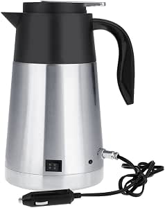 Amazon.com: Cafetera de viaje, 12/24 V, hervidor eléctrico, hervir agua,  calentador de agua, hervidor de agua portátil para acampar a calentar agua,  té, café, leche, 24v : Hogar y Cocina